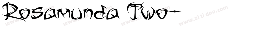 Rosamunda Two字体转换